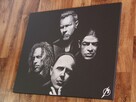 Metallica obraz ręcznie rzeźbiony Staloryt Grawer stal .... - 2