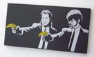 BANKSY Pulp Fiction Obraz na blasze ... Grawerka Staloryt - 3