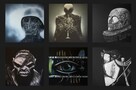 Rammstein Obraz na ścianę ręcznie rzeźbiony w blasze Grawer - 7