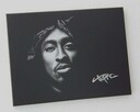 Tupac 2pac Oryg. Obraz na blasze Portret Grawer - 3