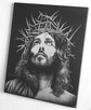 Jezus Chrystus Oryginalny obraz na blasze Grawerka Staloryt - 2