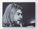 Nirvana Kurt Cobain Obraz na blasze ... Grawerka stal metal - 2