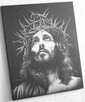Jezus Chrystus Oryginalny obraz na blasze Grawerka Staloryt - 3