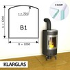 Szyba pod kominek ze szkła hartowanego B1 - 1200x1000 - 3