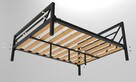 Stelaż łóżka łóżko metalowe sztywne producent loft - 5