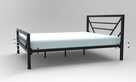 Stelaż łóżka łóżko metalowe sztywne producent loft - 1