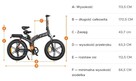 NOWOŚĆ 2023. Engwe X20 składany 750W 22,2Ah 75km - 6