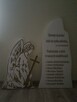 Anioł z krzyżem dekoracja kościół świeto zmarłych zaduszki - 5