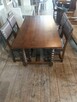 Prostokątny stół + 4 krzesła w stylu Gdańskim - 3