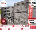 bloczek, pustak na ogrodzenie JONIEC ROMA MEGA - 4