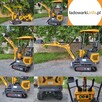 Mini Koparka Berger Kraus BK1250AS skrętne ramie z łyżką - 13