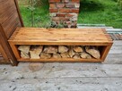 Stojak na drewno kominkowe 3D, poziomy 45 x 40 x 120cm - 4