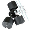 Hantle na stojaku Finnlo Smartlock zestaw 2x32 kg - - 5