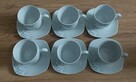 NOWY Zestaw filiżanek porcelanowych ze spodkami firmy Prima - 2