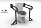 Poręcz rama asekuracyjna sedesu toalety seniora - 4
