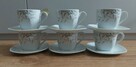 NOWY Zestaw filiżanek porcelanowych ze spodkami firmy Prima - 5