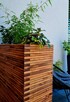 Donica masywna drewniana 3D, prostokątna, ogrodowa tarasowa - 4