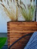 Donica masywna drewniana 3D, prostokątna, ogrodowa tarasowa - 8