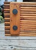 Ławka masywna, siedzisko drewniane ogrodowe 3D - 14
