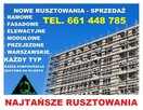 RUSZTOWANIE ELEWACYJNE Poznań - Najtańsze Rusztowania 250m2 - 1
