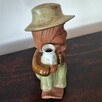 Vintage figurka ceramiczna Japonka z dzbankiem - 4