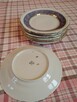 Talerzyki deserowe + patera na ciasto - porcelana „Chodzież - 2