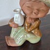 Vintage figurka ceramiczna Japonka z dzbankiem - 1