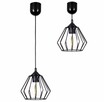 Lampa wisząca sufitowa diament loft Czarna lub Biała - 2