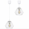 Lampa wisząca sufitowa diament loft Czarna lub Biała - 5
