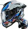 Kask szczękowy z blendą XXL - barwy Bmw GS Honda Africa - 1