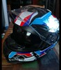 Kask szczękowy z blendą XXL - barwy Bmw GS Honda Africa - 5