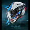 Kask szczękowy z blendą XXL - barwy Bmw GS Honda Africa - 8