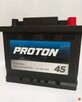 Akumulator PROTON 45Ah 350A EN PRAWY PLUS Darmowa wymiana ! - 1