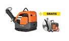 Zagęszczarka Husqvarna LG504 Hatz El 700 mm + przecinarka K - 6