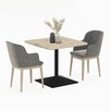 Stolik do biura, kawiarni, salonu, domu: 60x60 dąb artisan - 2