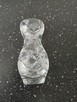 Wazonik kryształowy - wysokość 11 cm – PRL - 2