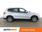 BMW X3 4x4, automat, 190KM, bi-xenon, LED, navi, grzane fotele, czujniki park - 8