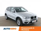 BMW X3 4x4, automat, 190KM, bi-xenon, LED, navi, grzane fotele, czujniki park - 9