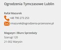 Ogrodzenia Budowlane Tymczasowe Wynajem Sprzedaż - 2