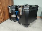 ALUMINIOWE kufry motocyklowe boczny CZARNY 2x48L uniwersalne - 8