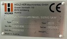 Holz-Her UT1254 - pionowa pila formatowa - 8