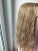 Peruka dla Kobiet Damska długie włosy ciemny blond kręcone - 2