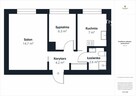 2-pokojowe mieszkanie z ogródkiem w centrum - 15