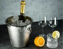 SOPLICA Wiaderko Pojemnik do szampana wina lodu Cooler Inox - 12