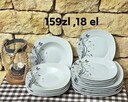 Talerze 18 el różne wzory - 4