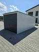 Garaż blaszany 3x5 RAL biały + dach i brama antracyt - 3