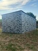 Garaż blaszany 3x5 imitacja kamień - 3