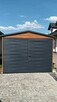 Garaż blaszany 3x5 drewnopodobny z bramą otwieraną na boki - 4