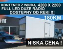 Fiat Ducato L4 Kontener z windą 4200x2200 Full LedMDuże radio ! Od ręki ! 2200 zł - 1