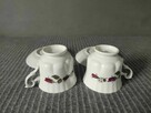 Filiżanka Spodek Talerz Talerzyk z porcelany Chodzież - 6